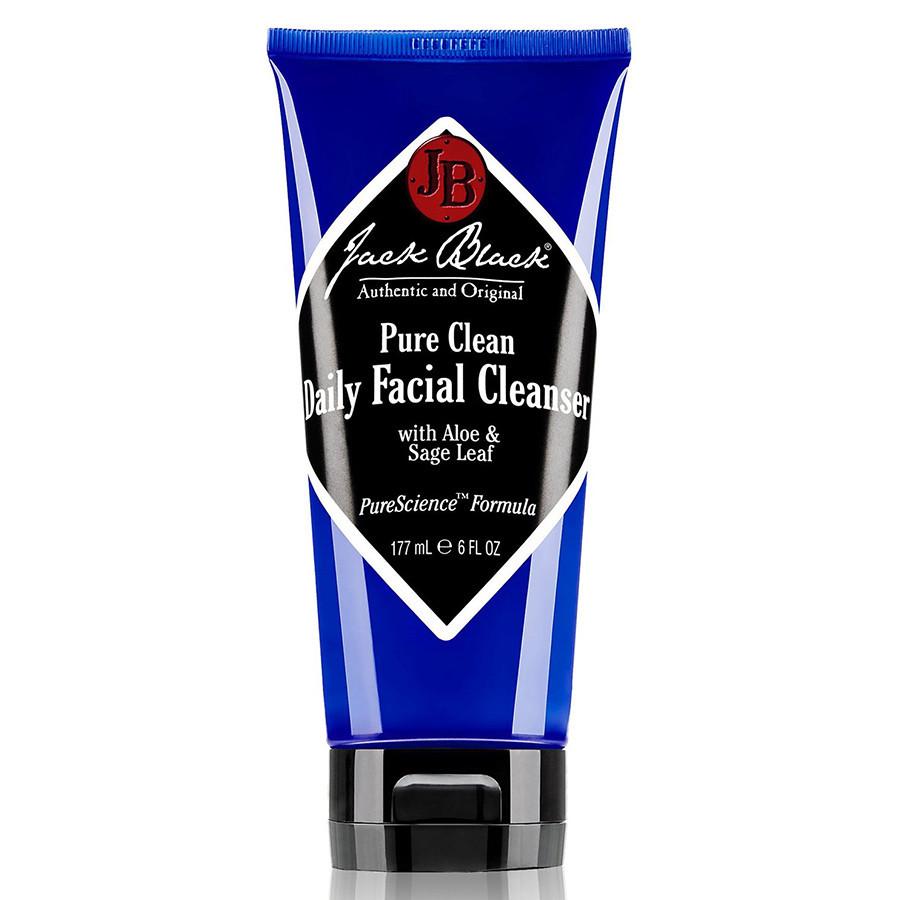 Jack Black Pure Clean Daily Facial Cleanser with Aloe & Sage Leaf, 6 oz Men's Grooming Cream Jack Black