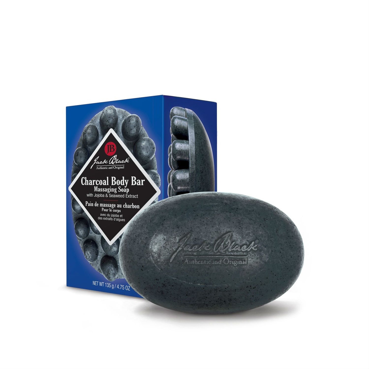 Jack Black Charcoal Body Bar Massaging Soap Body Soap Jack Black
