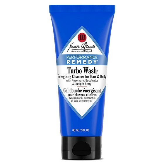 Jack Black Performance Remedy Turbo Wash Energizing Cleanser for Hair & Body Shampoo Jack Black 3 fl oz (88 ml)