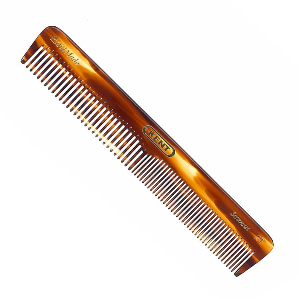 Kent 2T Handmade Pocket Comb for Thick/Fine Hair Comb Kent