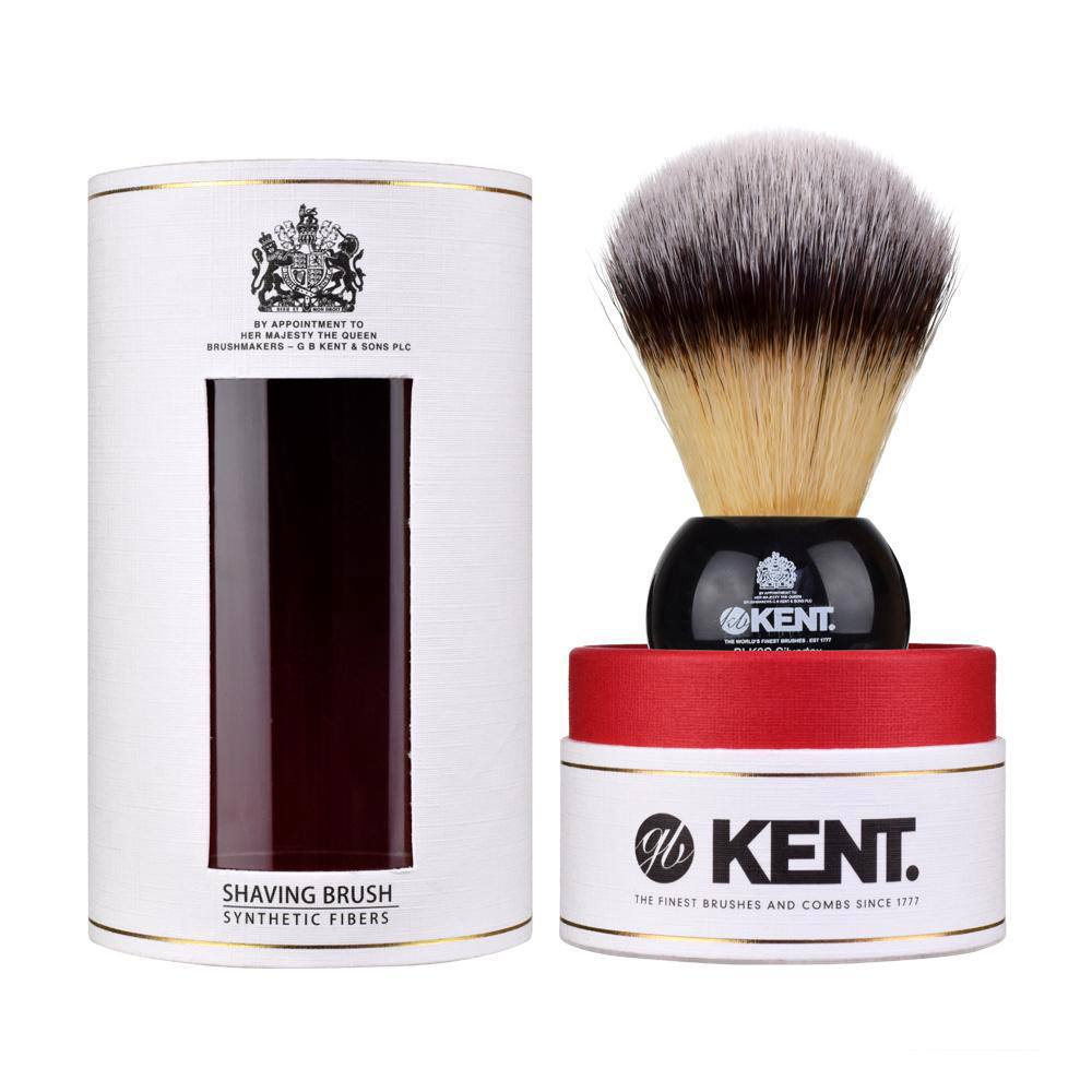 Kent BLK8S, Large Synthetic Shaving Brush Synthetic Bristles Shaving Brush Kent