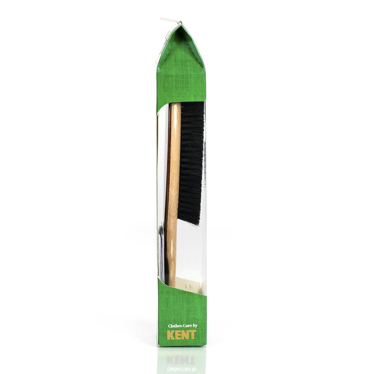 Kent Handcrafted Clothes Brush, Cherrywood Veneer Hair Brush Kent