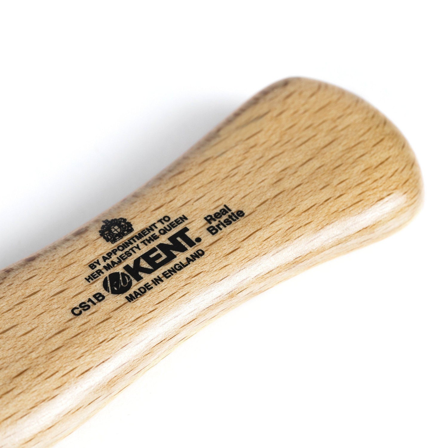 Kent Handcrafted Clothes Brush, Cherrywood Veneer Hair Brush Kent