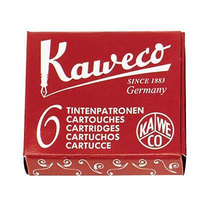 Kaweco Fountain Pen Ink Cartridges, 6-pack Ink & Refill Kaweco Red
