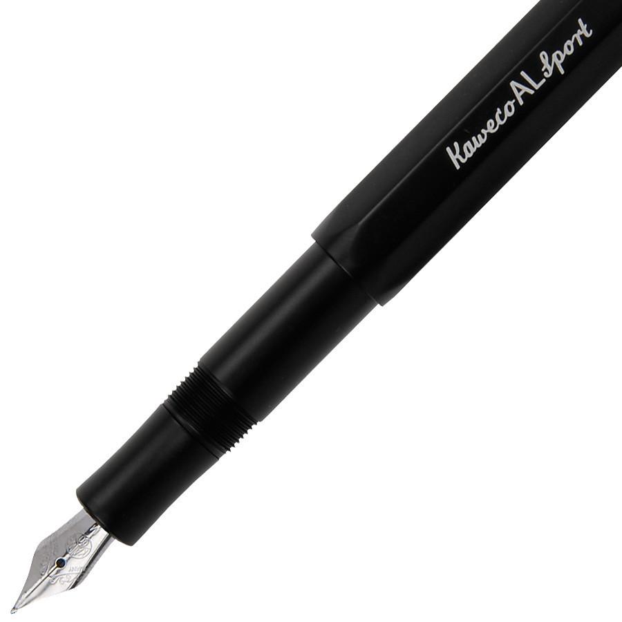 Kaweco AL Sport Aluminum Fountain Pen, Black Fountain Pen Kaweco