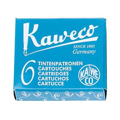 Kaweco Fountain Pen Ink Cartridges, 6-pack Ink & Refill Kaweco Paradise Blue