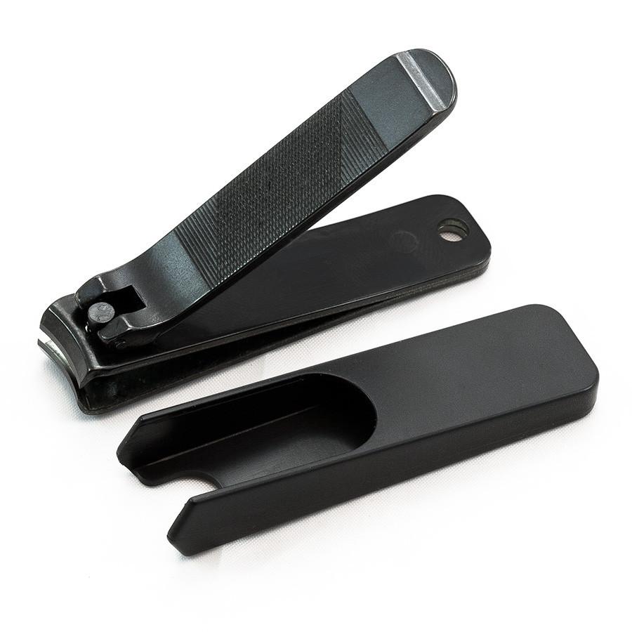 KIYA Black Carbon Steel Nail Clipper, Large - Made in Japan Nail Clipper KIYA
