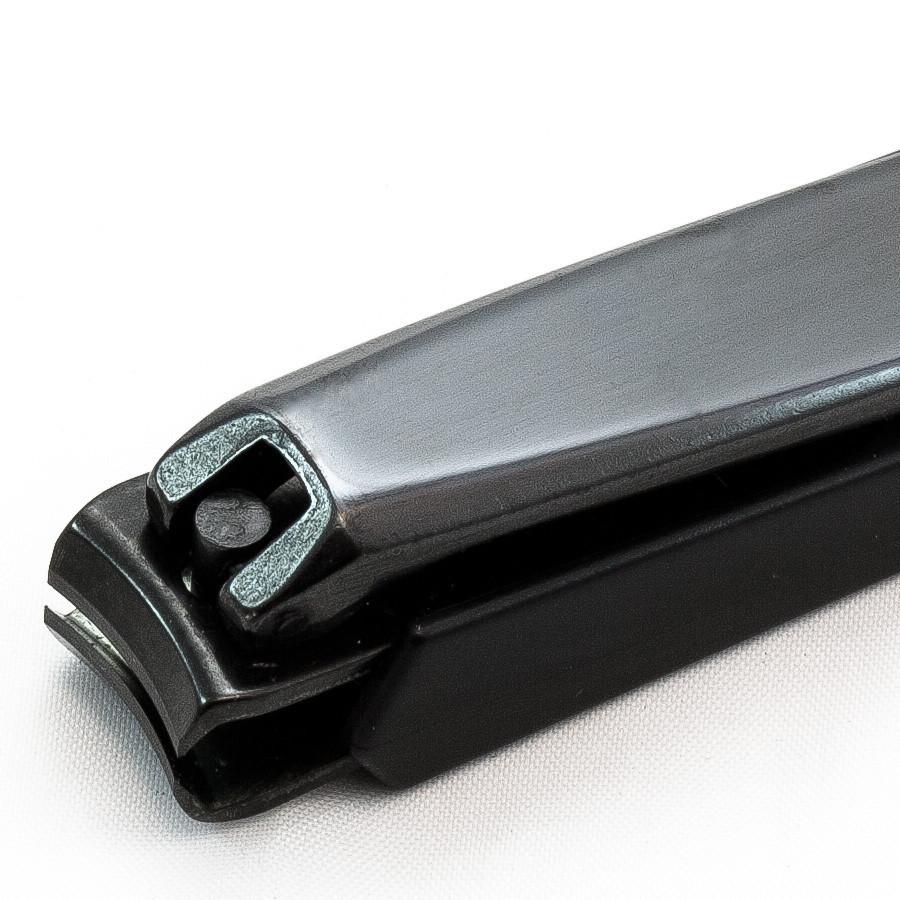 KIYA Black Carbon Steel Nail Clipper, Large - Made in Japan Nail Clipper KIYA