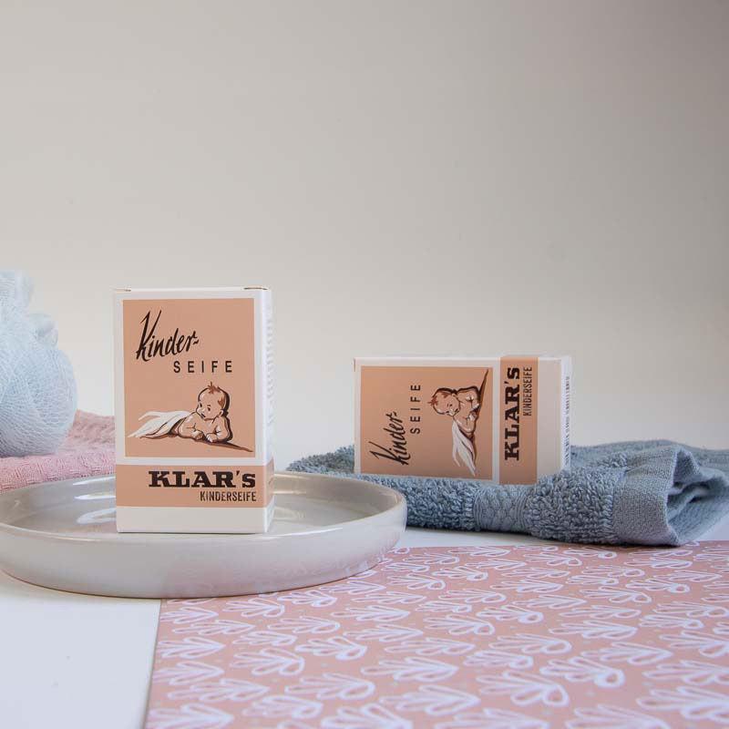 Klar's Soap for Children, Hand Size Body Soap Klar Seifen