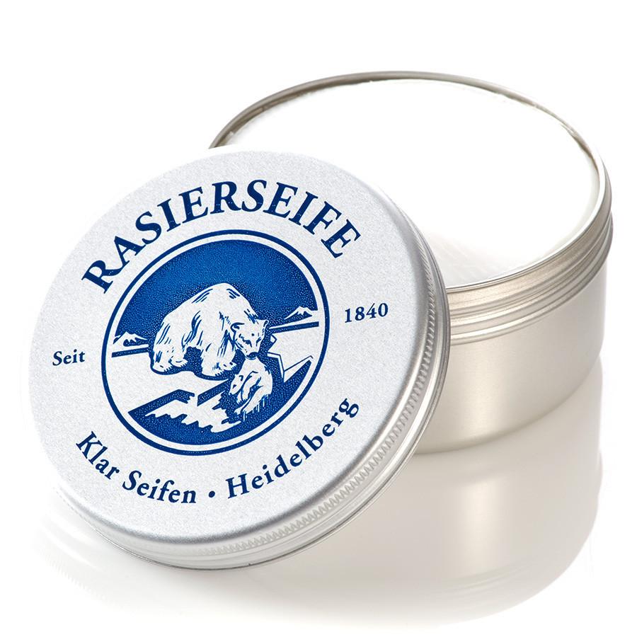 Klar's Shaving Soap in Tin, Classic Shaving Soap Klar Seifen