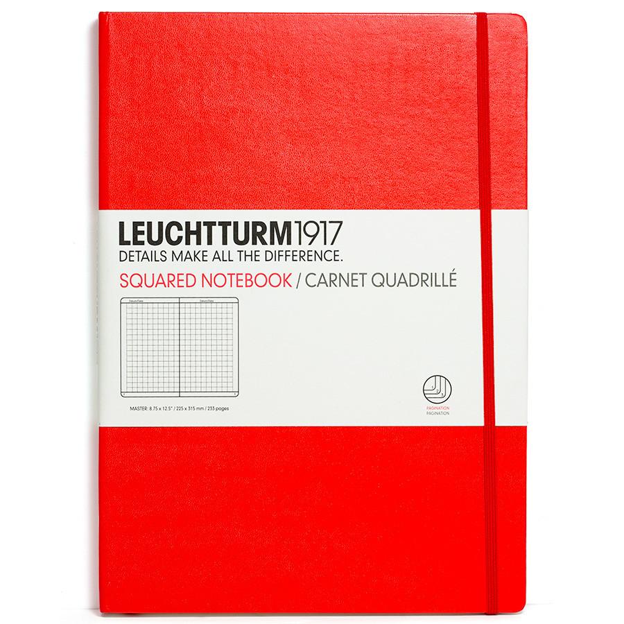 Leuchtturm1917 Master Classic Hard Cover Notebook, Squared Notebook Leuchtturm1917