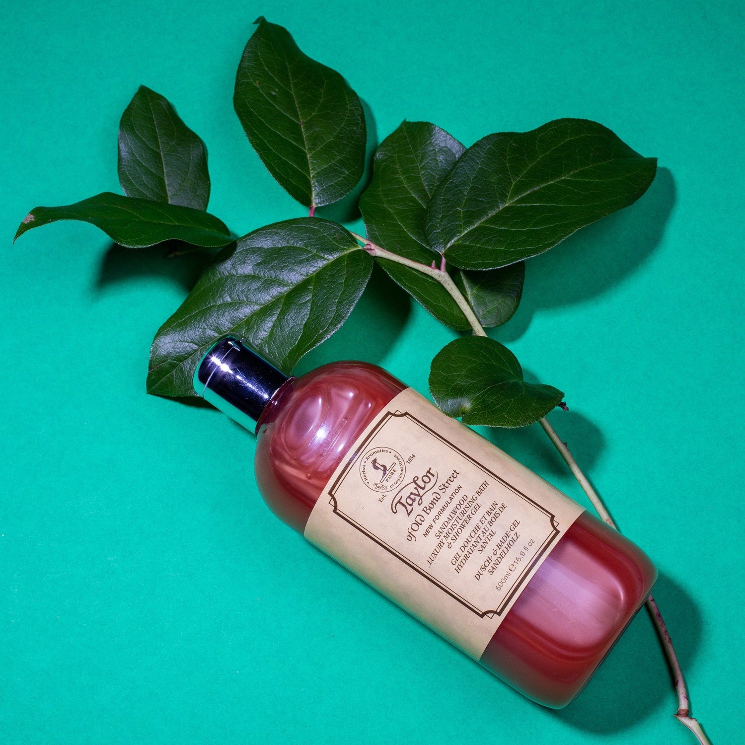 Taylor of Old Bond Street Sandalwood Moisturizing Bath and Shower Gel, 500 ml Men's Grooming Cream Taylor of Old Bond Street