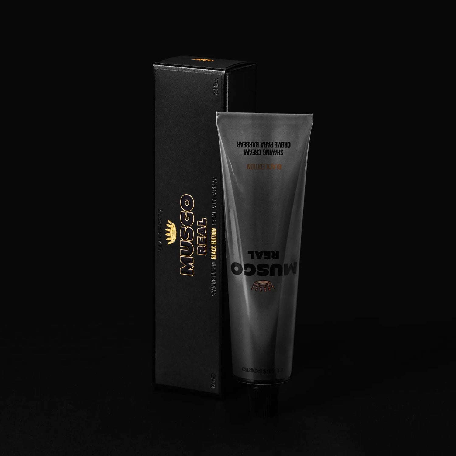 Musgo Real Shaving Cream, Black Edition Shaving Cream Musgo Real