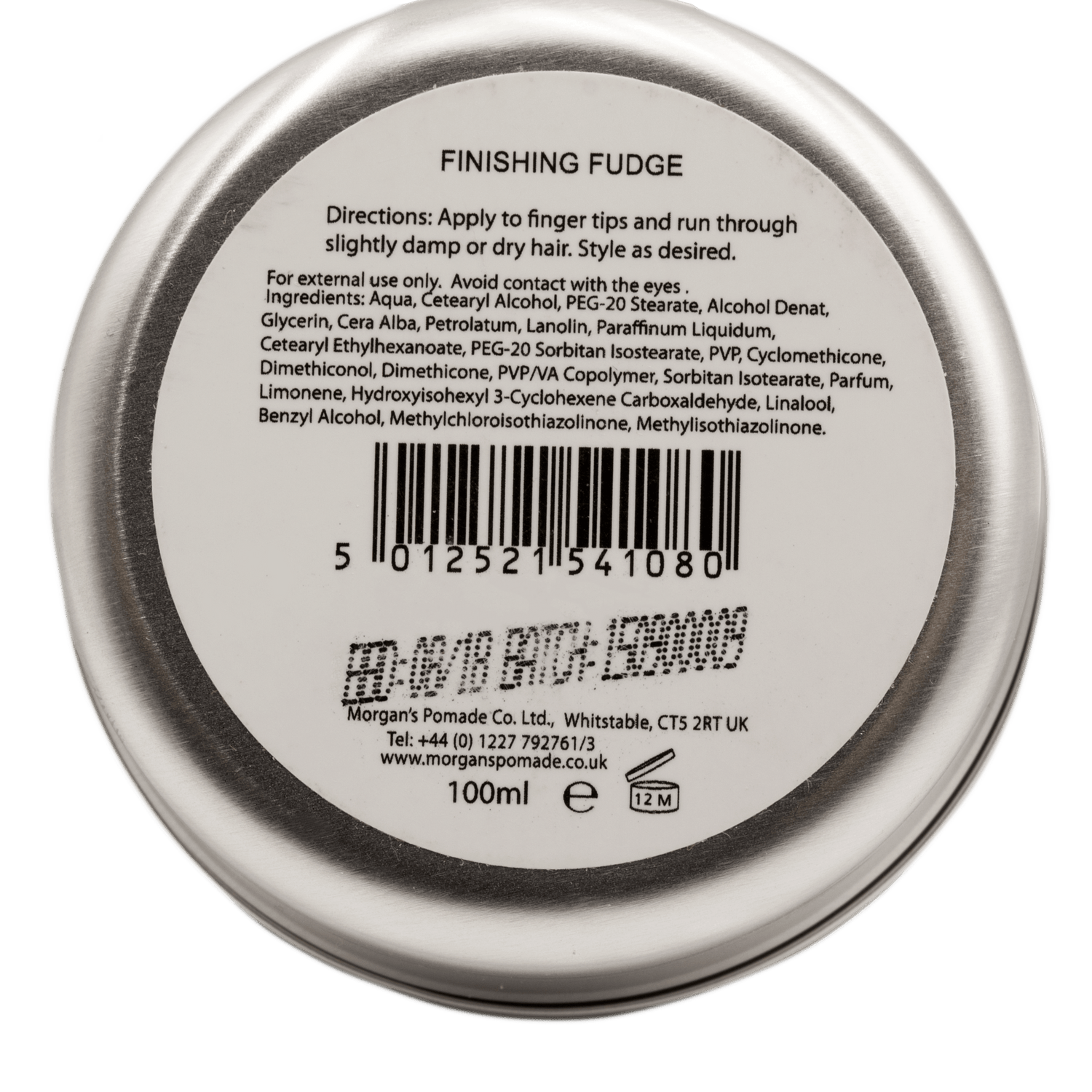 Morgan's Finishing Fudge Styling Cream Men's Grooming Cream Morgan's Pomade Co