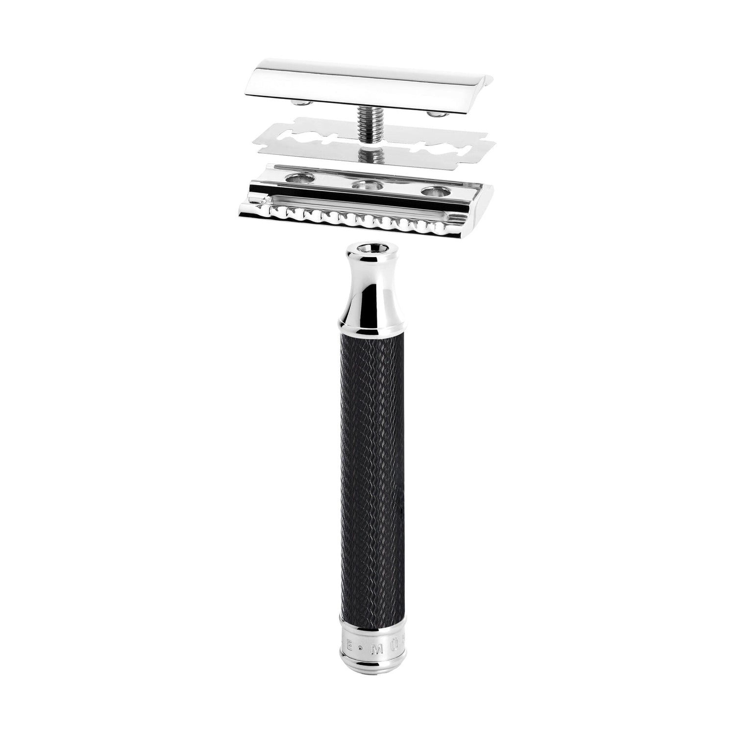 Muhle R89 Double-Edge Classic Safety Razor, Black Handle Safety Razor Muhle