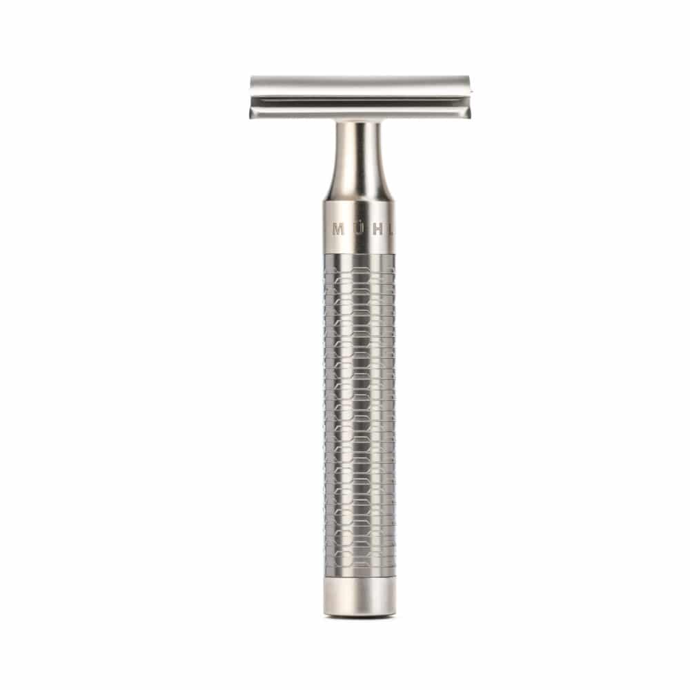 Muhle R94 ROCCA Closed Comb Stainless Steel Safety Razor, Matte Finish Double Edge Safety Razor Muhle