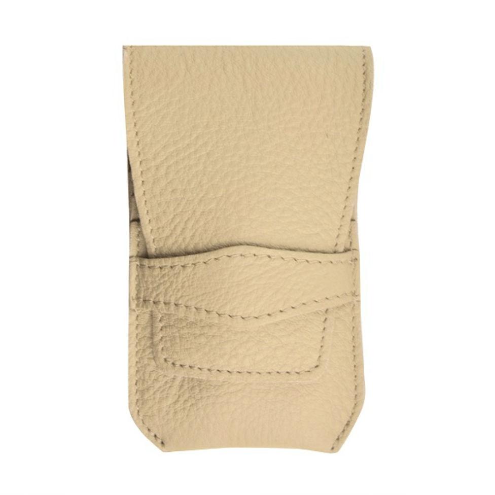 Niegeloh Solingen Café do Brazil M 4-Piece TopInox Manicure Set, Macchiato Leather Case Manicure Set Niegeloh Solingen