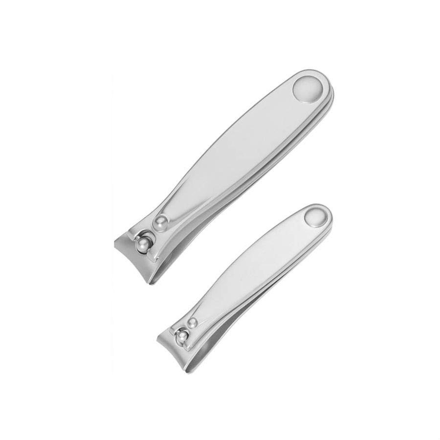 Niegeloh Solingen Imantado S 2-Piece TopInox Clipper Set, Black Leather Case Manicure Set Niegeloh Solingen