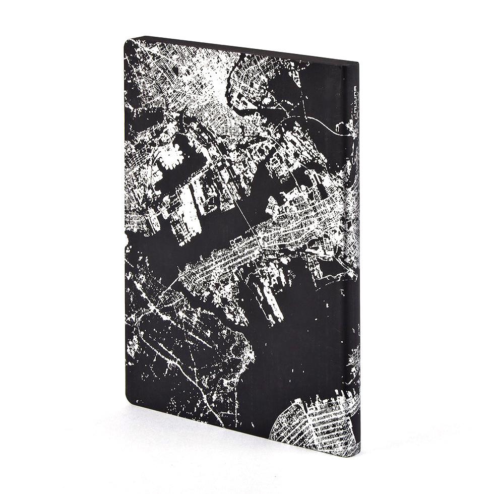 Nuuna Nightflight L Light Notebook, NYC Silver Notebook Nuuna