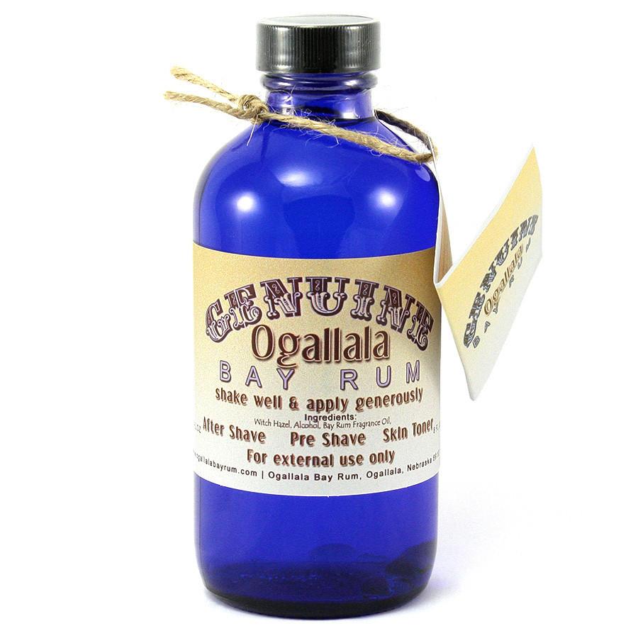 Ogallala Genuine Bay Rum Aftershave, Pre-Shave, Skin Toner Aftershave Splash Ogallala Bay Rum