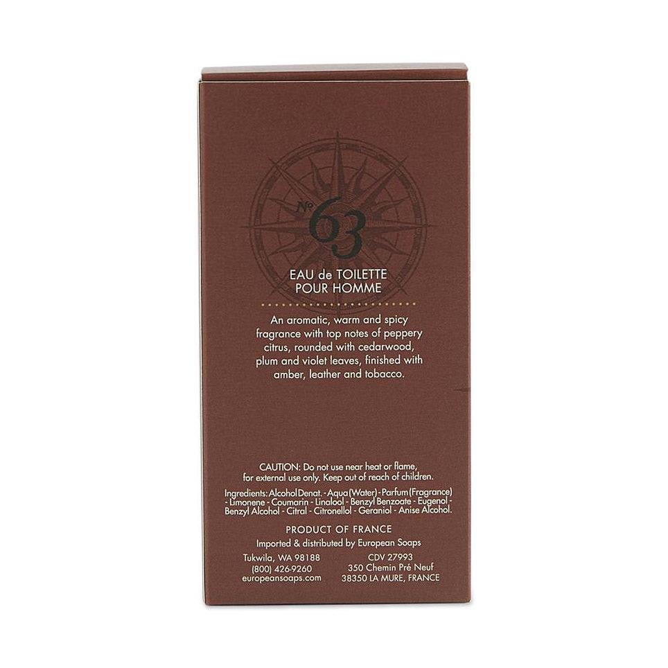 Pre de Provence No. 63 Men's Eau de Toilette Fragrance for Men Pre de Provence