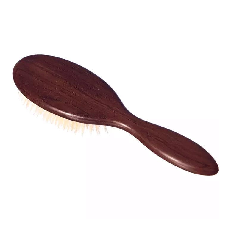 Plisson Hair Brush, White Boar Bristles, Large Hair Brush Plisson - Joris