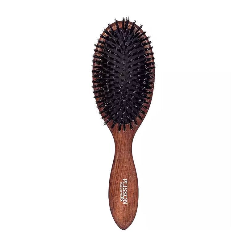 Plisson Hair Brush, Boar Bristles, Large Hair Brush Plisson - Joris
