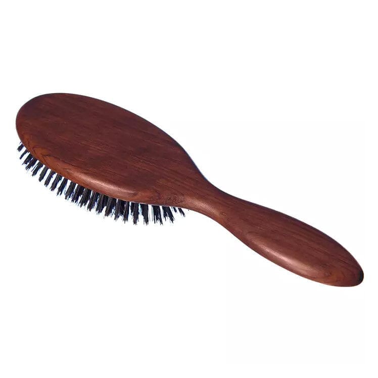 Plisson Hair Brush, Boar Bristles, Large Hair Brush Plisson - Joris 