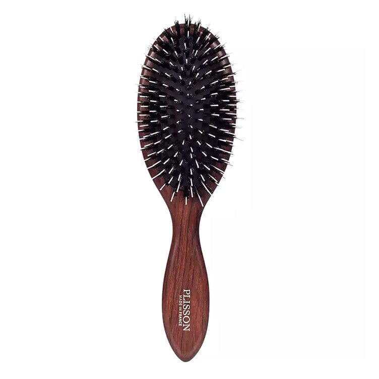 Plisson Hair Brush, Boar Bristles and Nylon Pins, Large Hair Brush Plisson - Joris