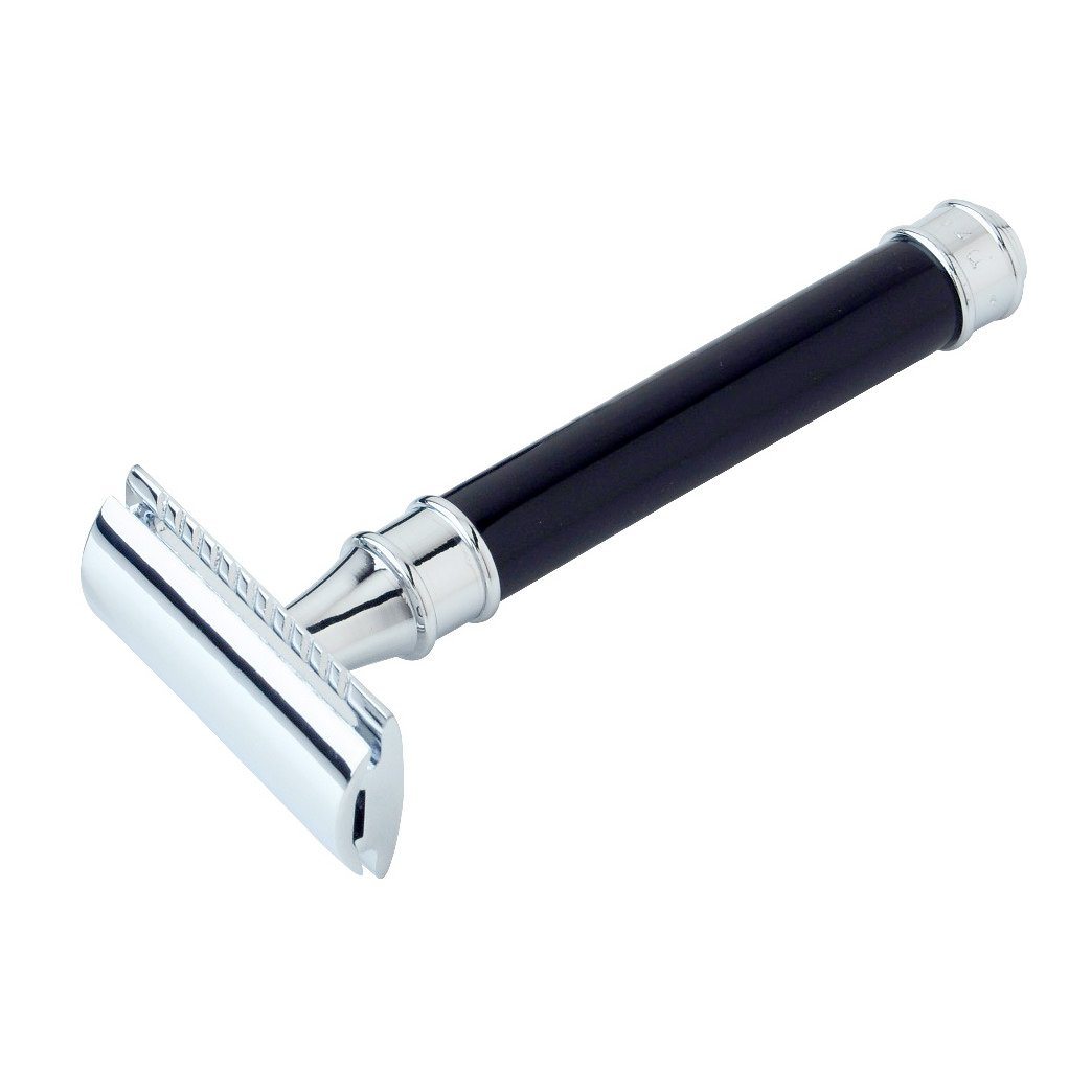 Pearl Shaving A-141 Double Edge Safety Razor, Black Handle Double Edge Safety Razor Other