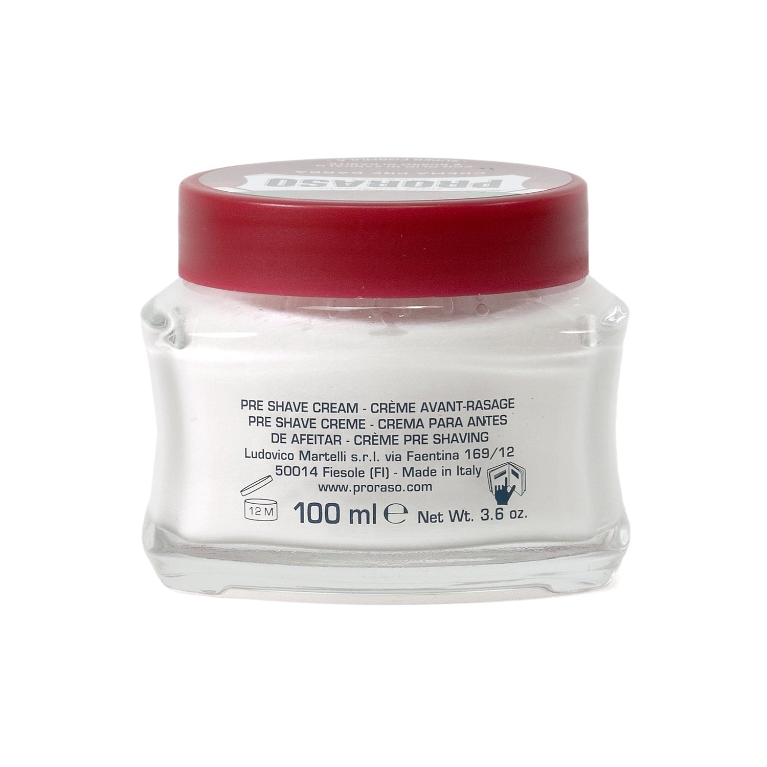 Proraso Red Pre-Post Shave Cream for Coarse Beard with Sandalwood and Shea Butter Pre Shave Proraso