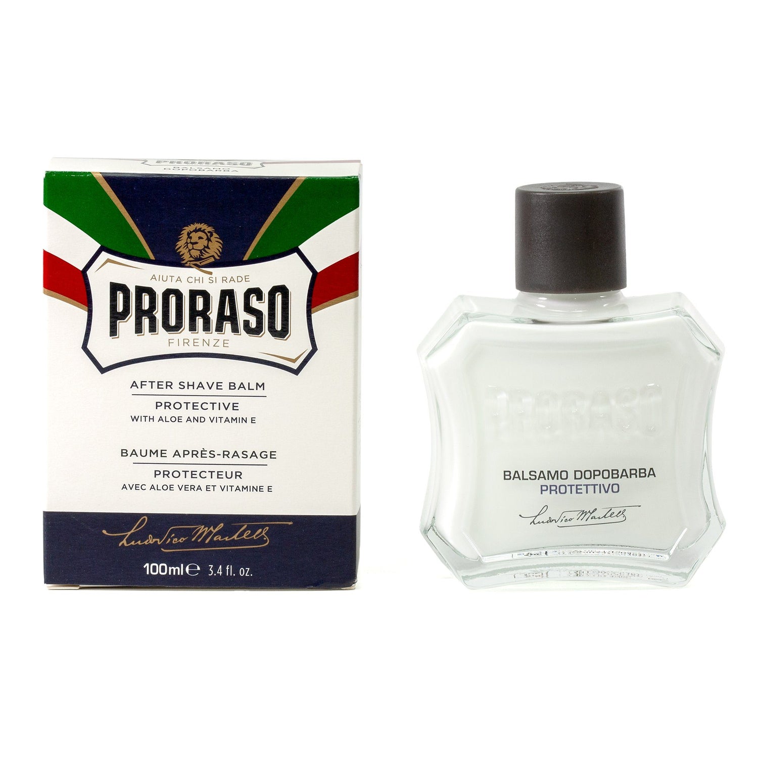 Proraso Blue After Shave Balm with Aloe and Vitamin E Aftershave Proraso