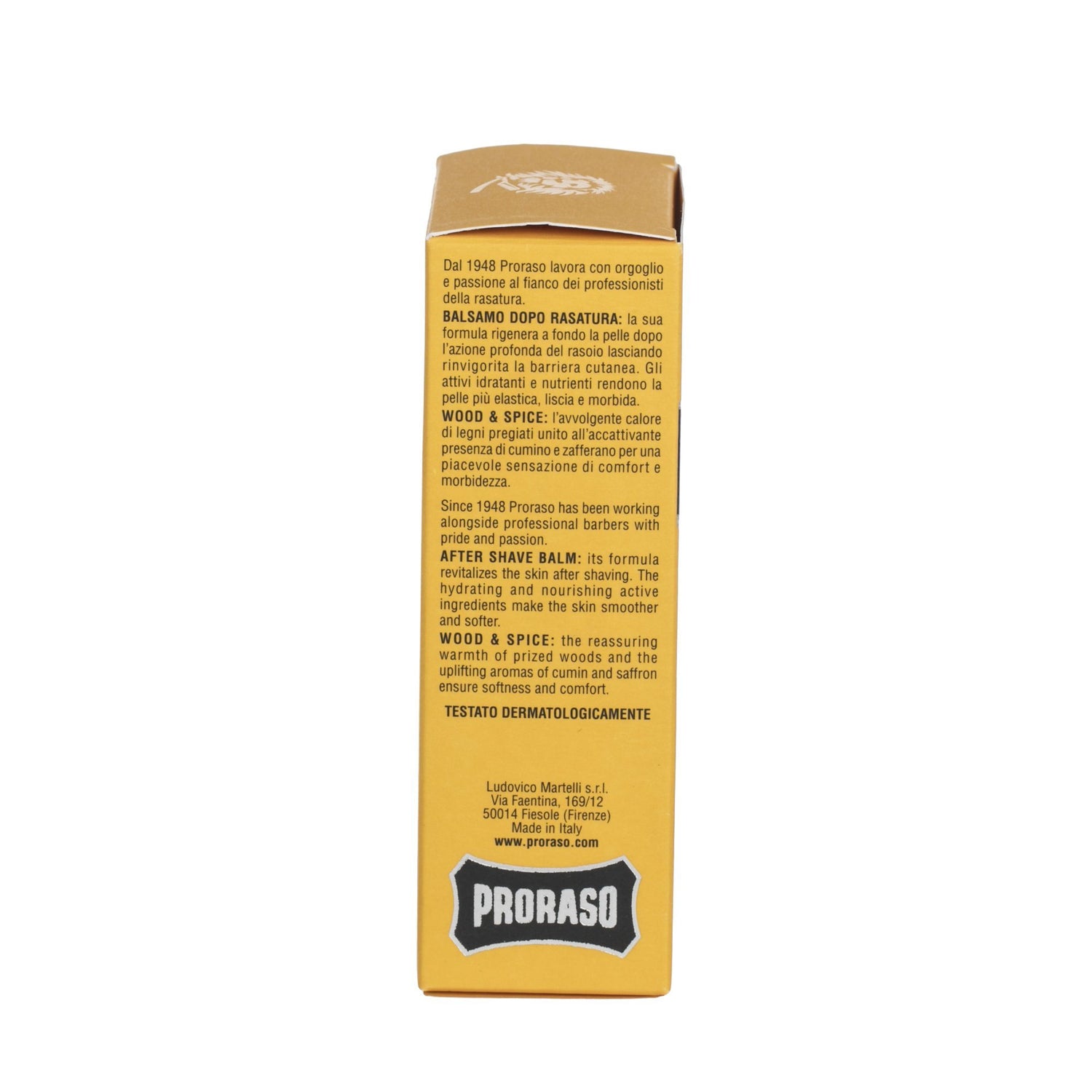 Proraso After Shave Balm, Wood and Spice Aftershave Proraso