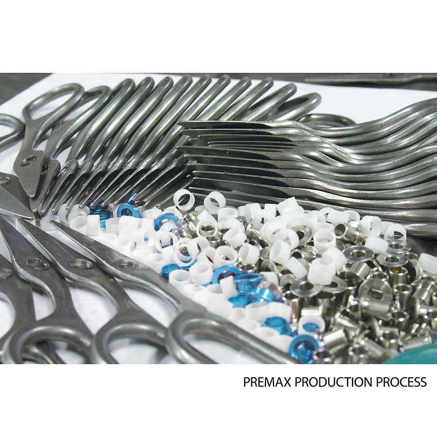 Premax Ringlock Stainless Steel Moustache Scissors Moustache Scissors Premax