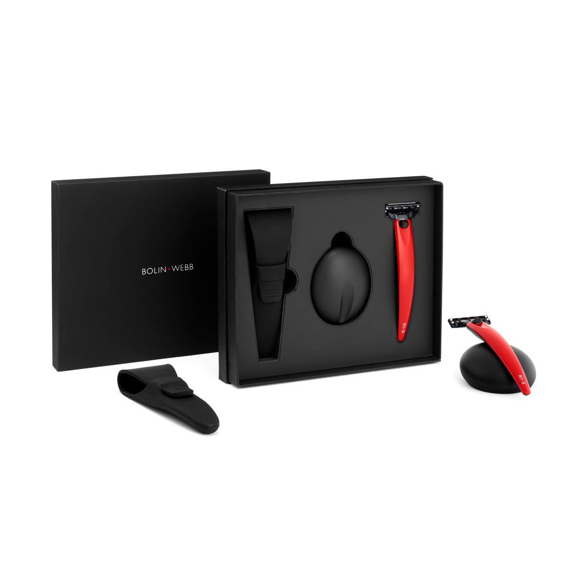 Bolin Webb The Complete R1-S Gift Set, Monza Red Shaving Set Bolin Webb