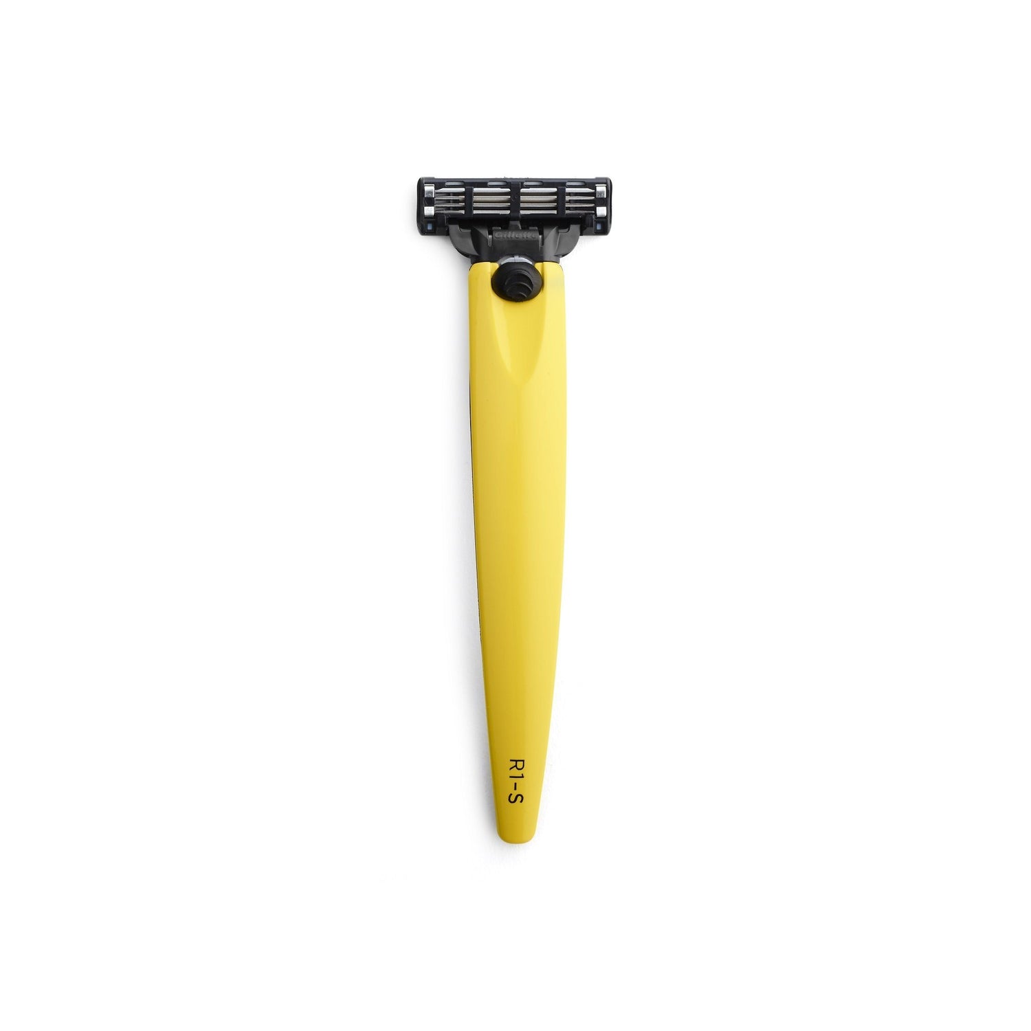 Bolin Webb R1-S Razor Handle for Mach3, Ferrara Yellow Cartridge Type Safety Razor Bolin Webb