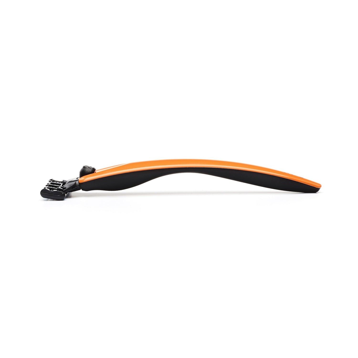 Bolin Webb R1-S Razor Handle for Mach3, Signal Orange Cartridge Type Safety Razor Bolin Webb