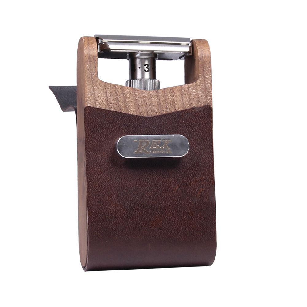REX Supply Co. Ambassador DE Safety Razor Case Leather Razor Case Other