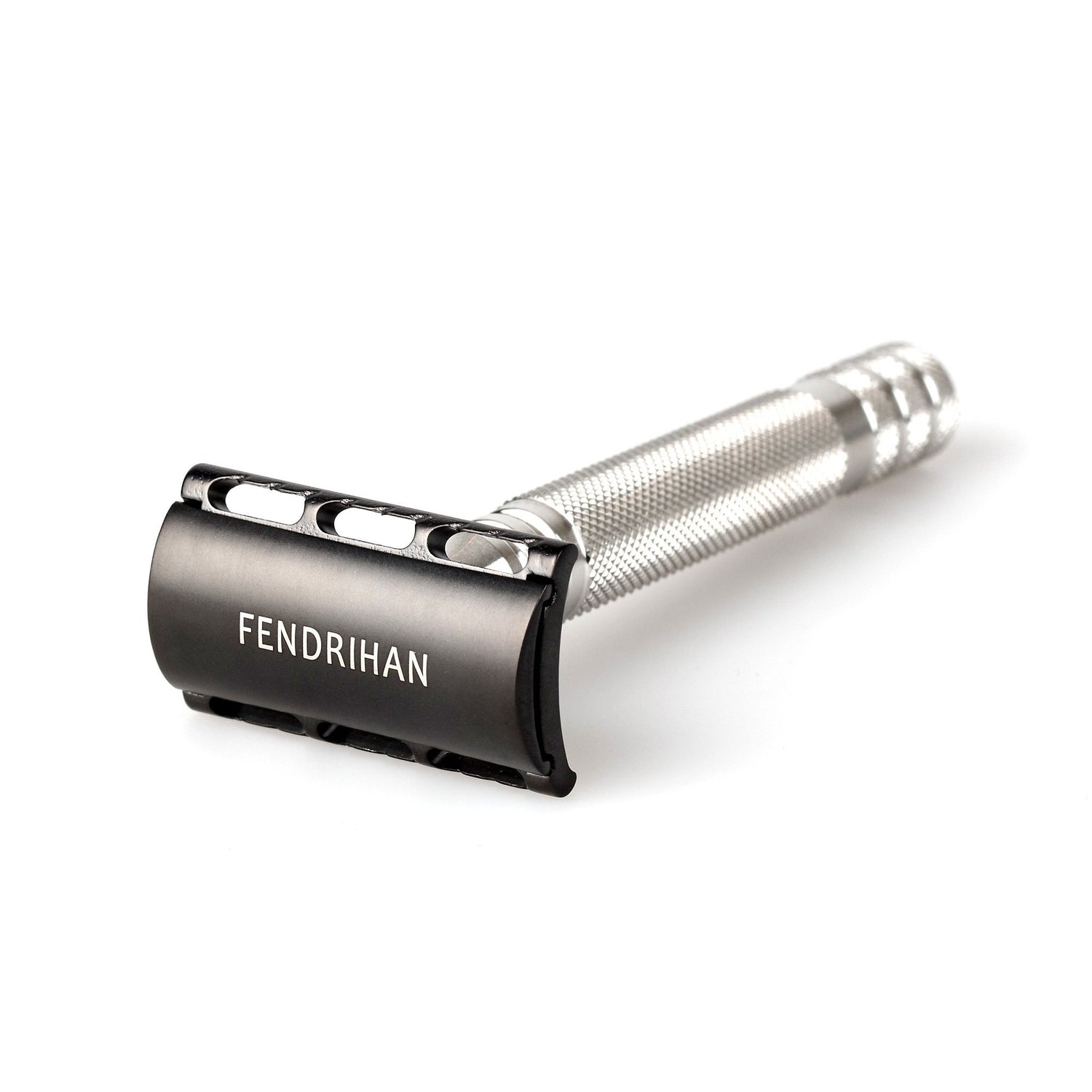 Fendrihan Stainless Steel Safety Razor with Black PVD Coated Head, Matte Fendrihan