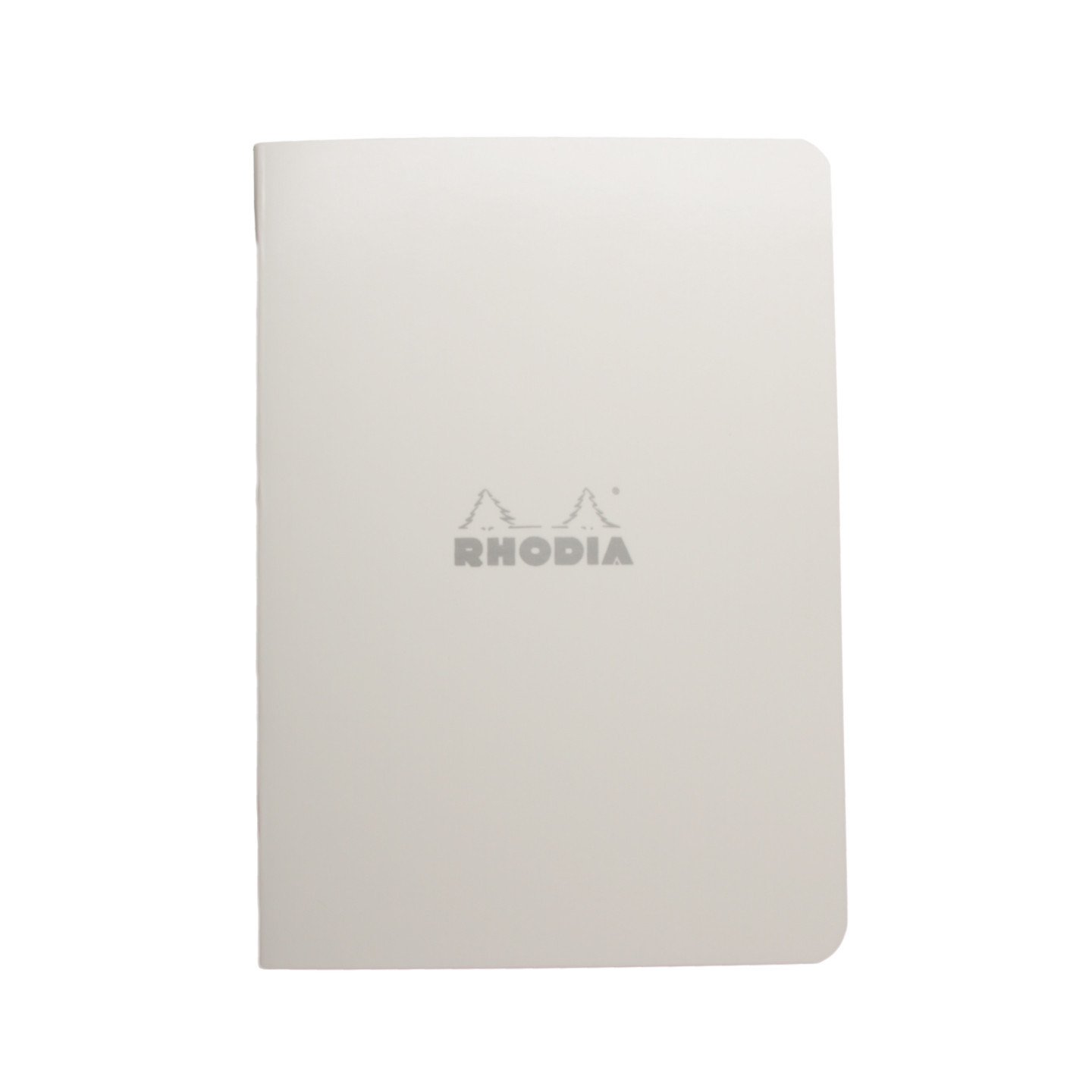 Rhodia Soft Cover Staplebound Notebook, White Notebook Rhodia