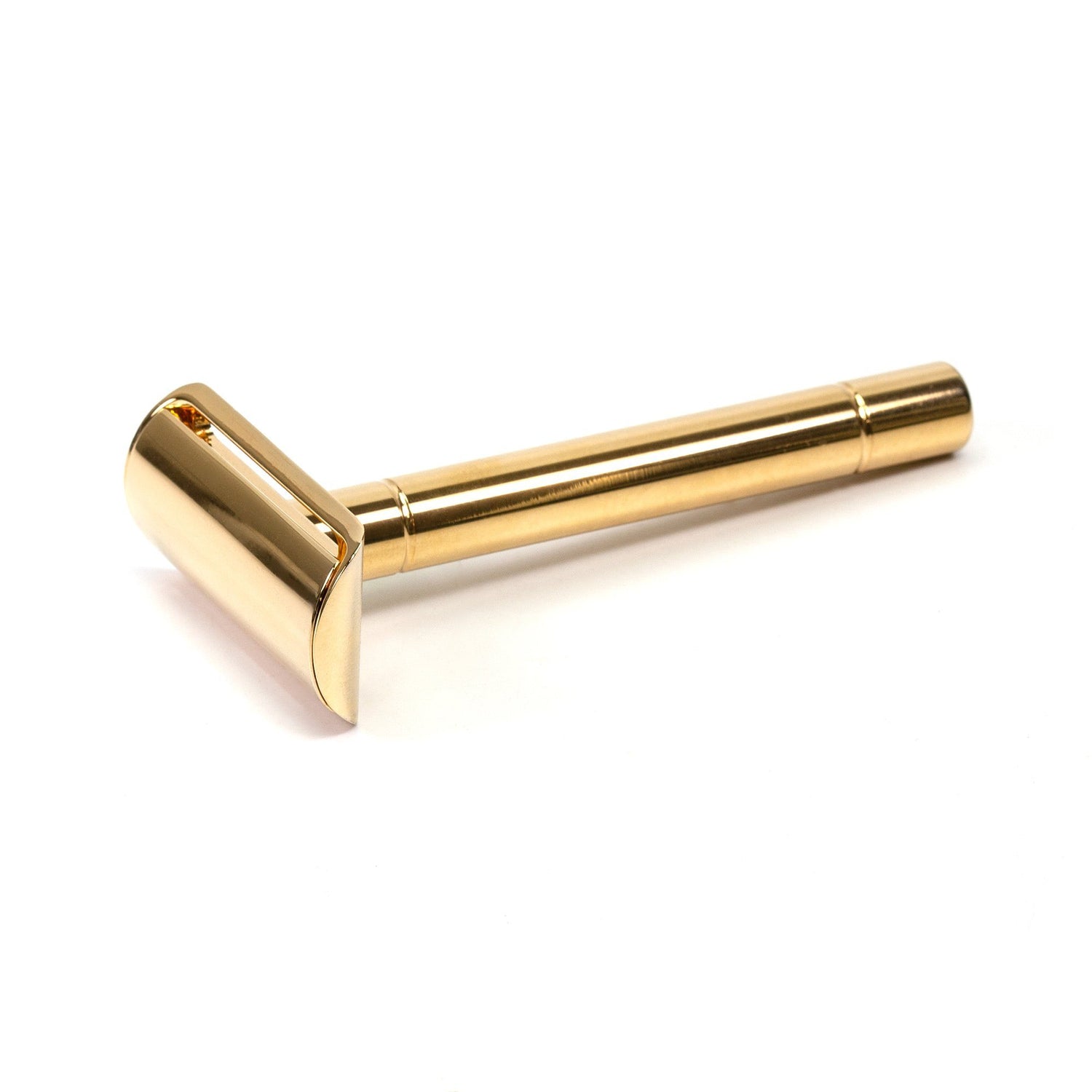RMK Solingen Stainless Steel Double Edge Safety Razor, Gold-Plated Double Edge Safety Razor RMK Solingen