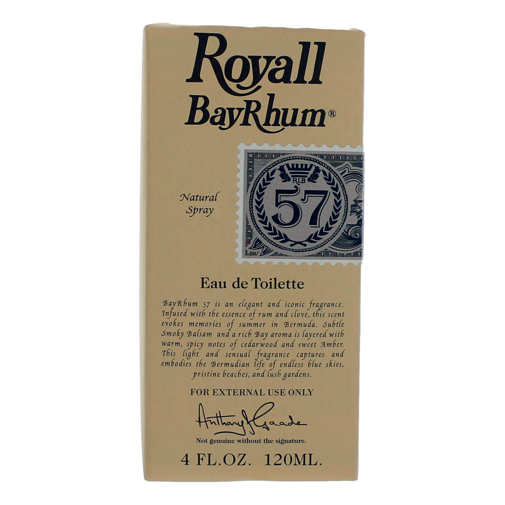 Royall Bay Rhum '57 Eau de Toilette Fragrance for Men Royall Lyme Bermuda 