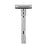 Rockwell Model T Adjustable Butterfly Safety Razor Double Edge Safety Razor Rockwell White Chrome 
