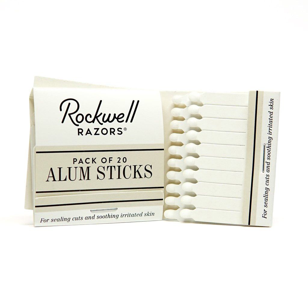 Rockwell Alum Matchsticks, 1 book Aftershave Remedies Rockwell