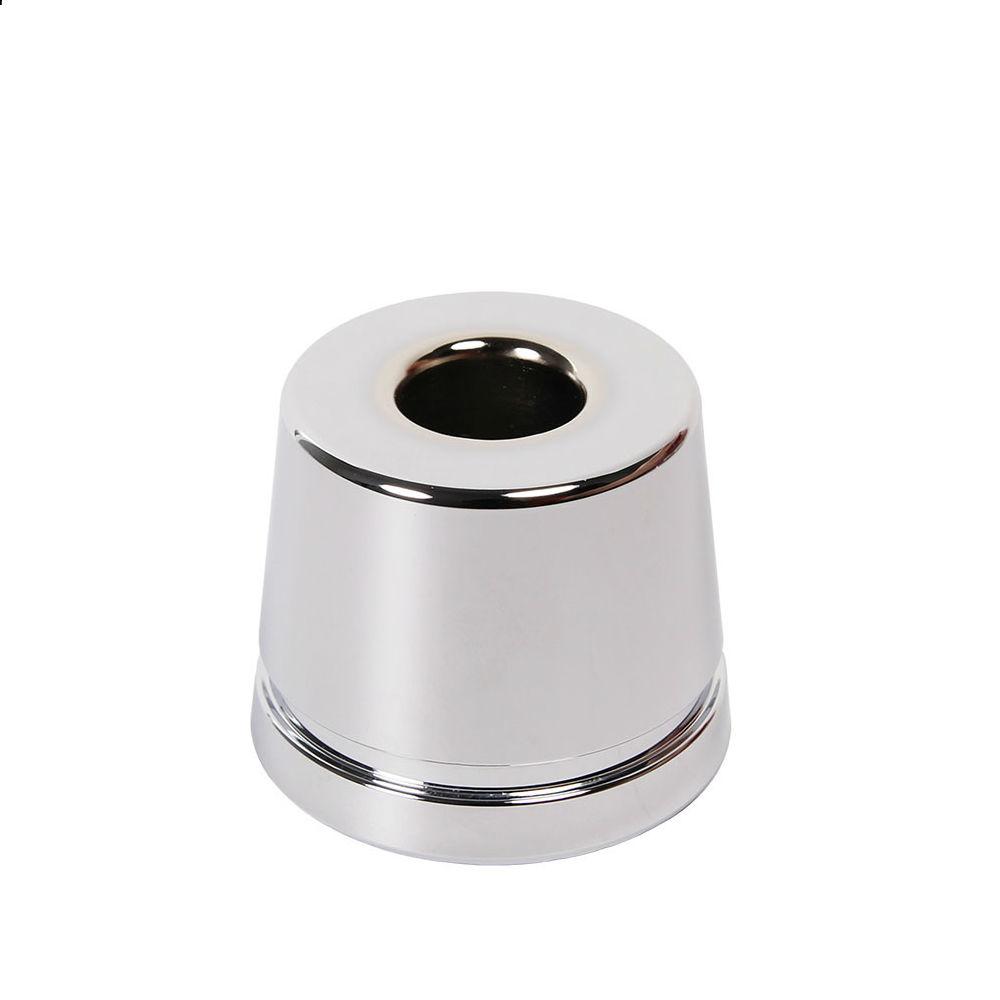 Rockwell Inkwell Stand, White Chrome Shaving Stand Rockwell