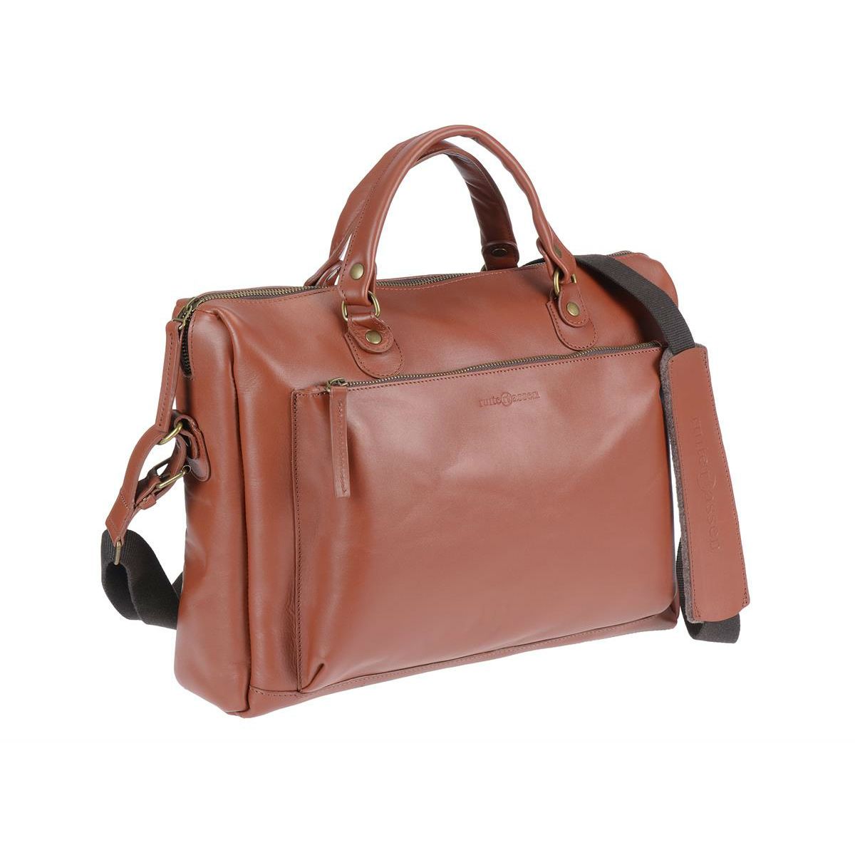 Ruitertassen 4051 Leather Messenger Bag, Brown Leather Messenger Bag Ruitertassen