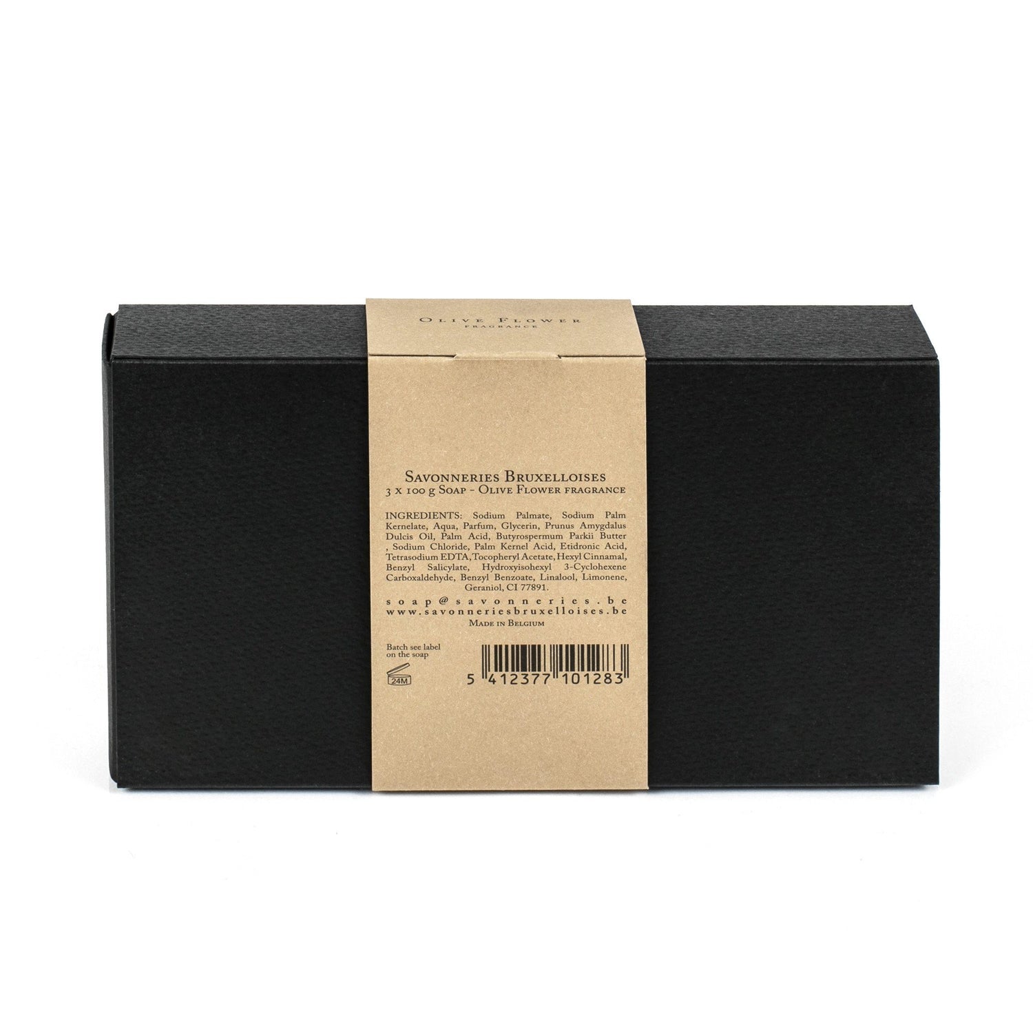 Savonneries Bruxelloises Exclusive Box, Olive Flower Body Soap Savonneries Bruxelloises