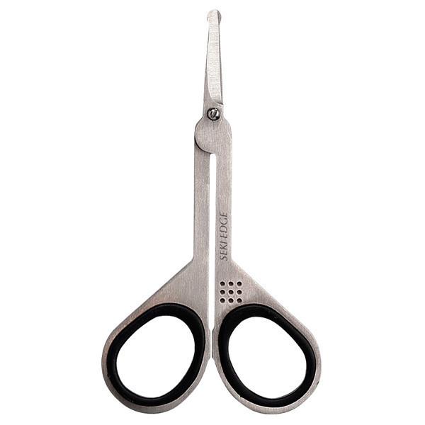 Seki Edge Stainless Steel Nostril Scissors, Made in Japan Nostril Scissors Seki Edge