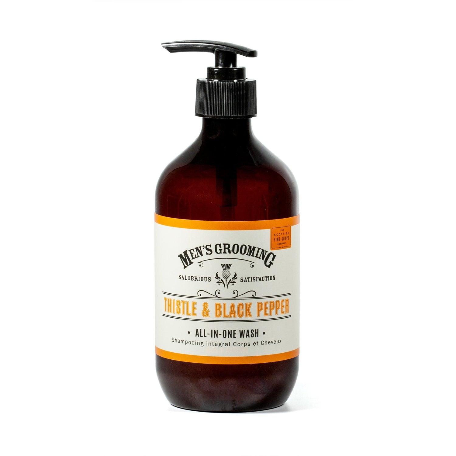 Scottish Fine Soaps Thistle and Black Pepper All-in-One Wash Men's Body Wash Scottish Fine Soaps