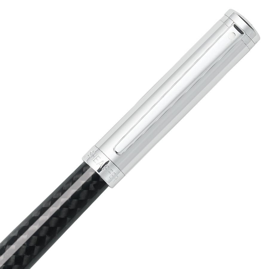 Sheaffer Intensity Fountain Pen, Carbon Fiber Barrel with Bright Chrome Cap and Trim, Medium Nib Fountain Pen Sheaffer